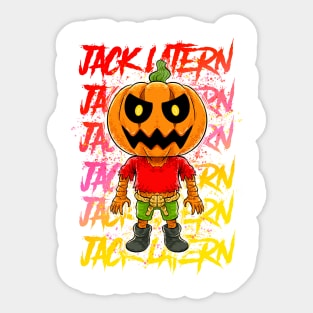 jack o latern Sticker